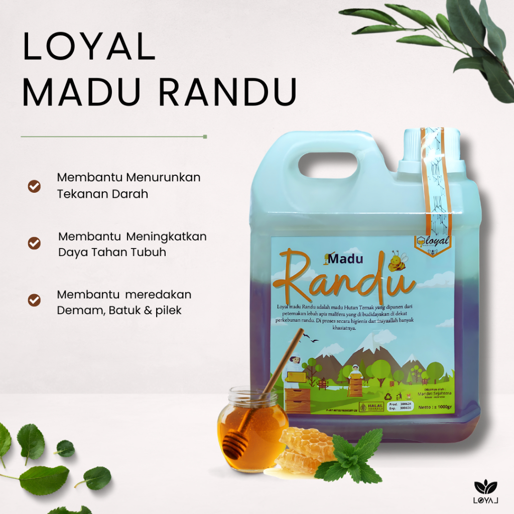 

Loyal Madu Randu - Madu Hutan Premium 1kg