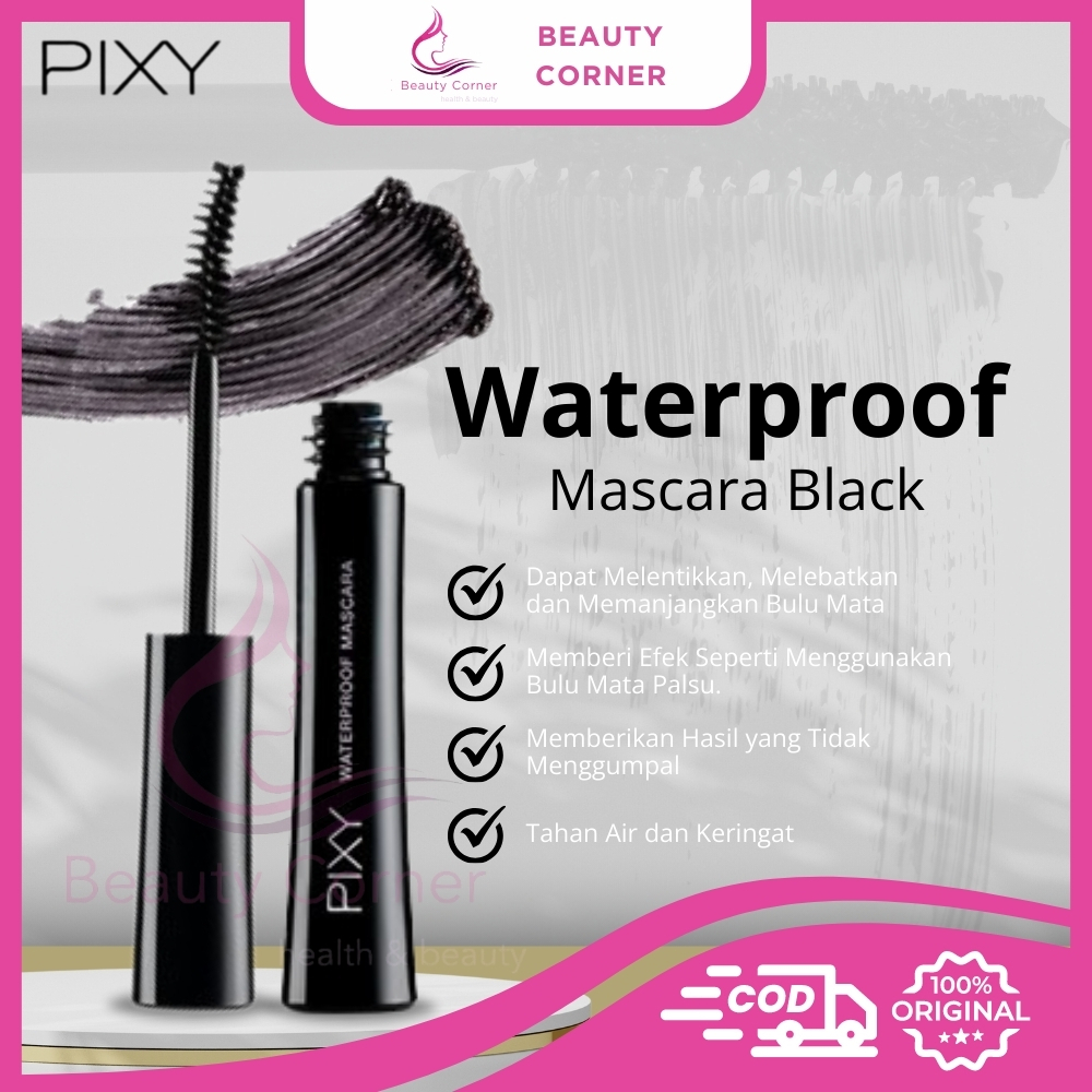 Pixy Waterproof Mascara Hitam
