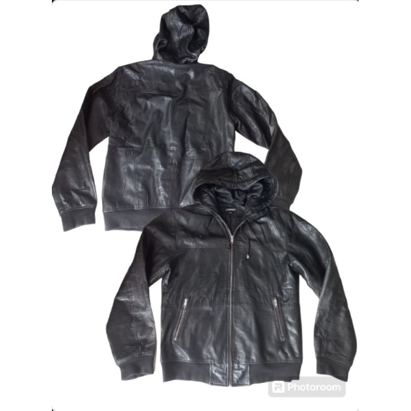 somediff Jaket kulit domba ber hoodie not schott rbc vanson avirex