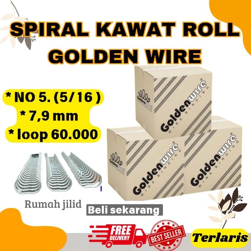 

SPIRAL KAWAT/ RING KAWAT NO 5 .5/16 KUALITAS PREMIUM