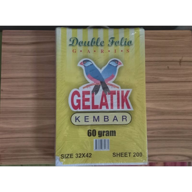 

[ECERAN] Kertas Folio Bergaris Gelatik Kembar 1 set 10 lembar