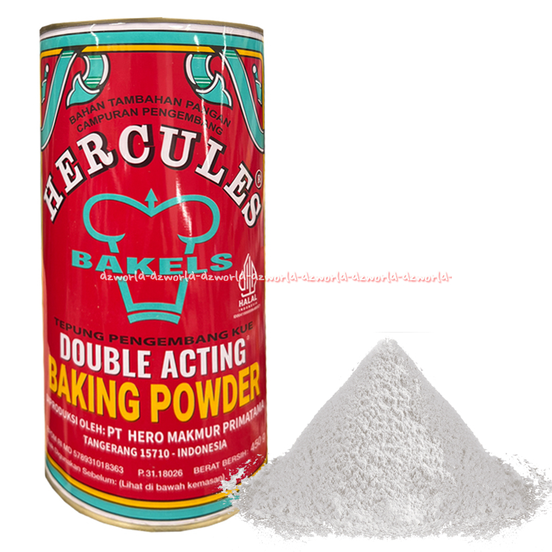 

Hercules 450gr Tepung Baking Powder Kemasan Kaleng