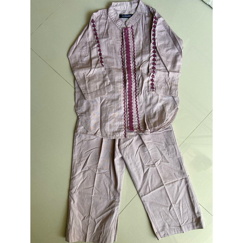 baju setelan koko anak size 2-4y bahan katun premium La shakka