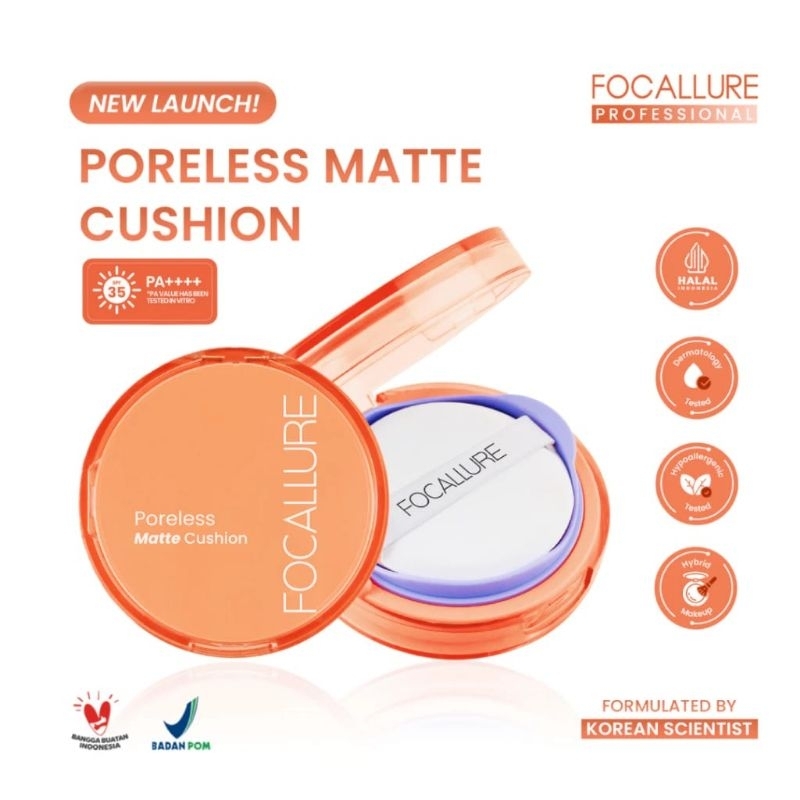 FOCALLURE Pro Base Poreless Matte Cushion