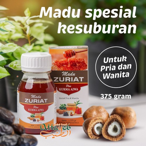 PROMIL 375 gram Buah Zuriat Madu Zuriat Plus Kurma Ajwa Alami Kesuburan SP Suka Zuriyat Herbal21