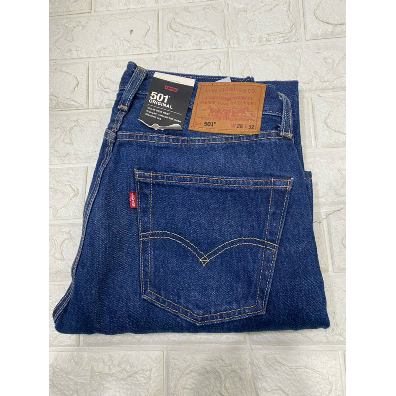 Celana Jeans Pria LEVI’S 501 REGULER ORIGINAL BIRU  501-3343