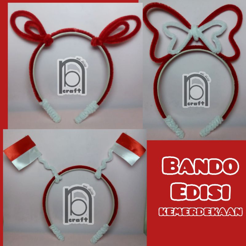 Bando merah putih | Bando 17 agustus | Bando kemerdekaan | Aksesoris 17 agustus