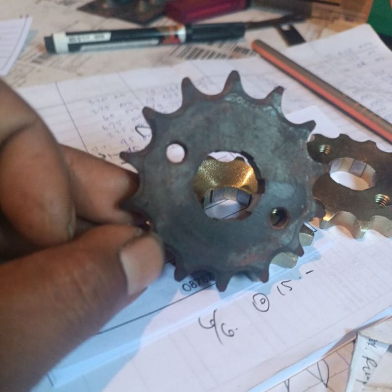 gear mesin tusuk sate