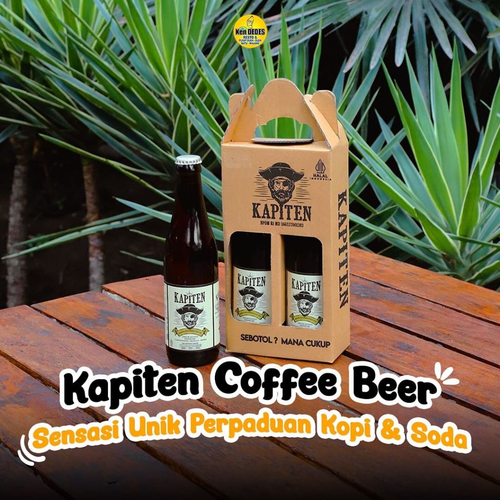 Kapiten Nusantara Official | Kapiten Coffeebeer Halal | Kapiten Kopi Bir BUNDLE ISI 2 PCS