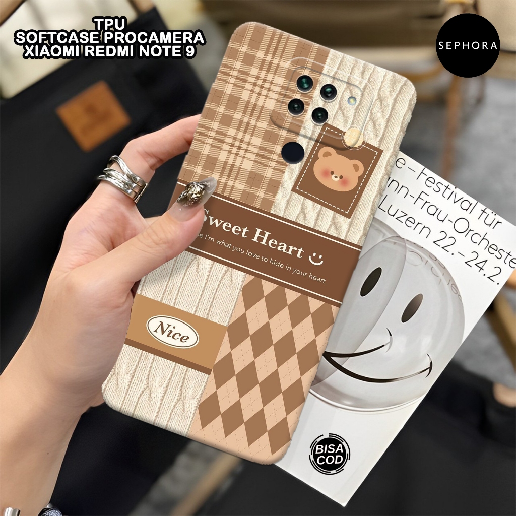 Softcase Xiaomi Redmi Note 9 Terbaru - Fashion Case Lucu - Case Redmi Note 9 - Case Pro Camera - Cas