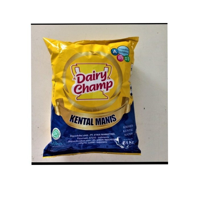 

DAIRY CHAMP KENTAL MANIS POUCH 2,5 kg