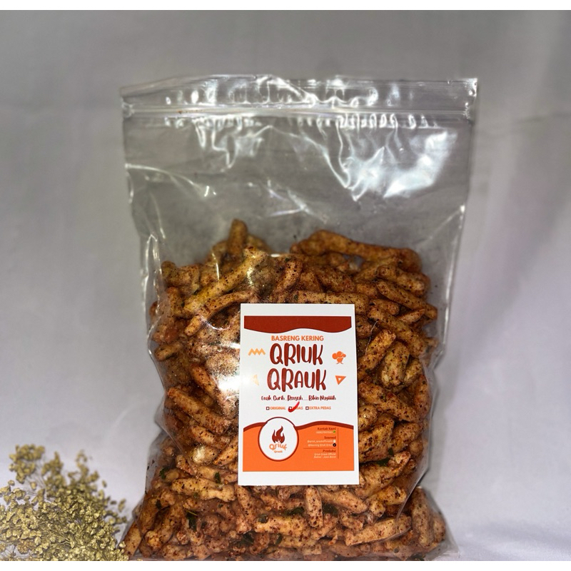 

Basreng kering 500 g/Basreng pedas daun jeruk/Basreng stik