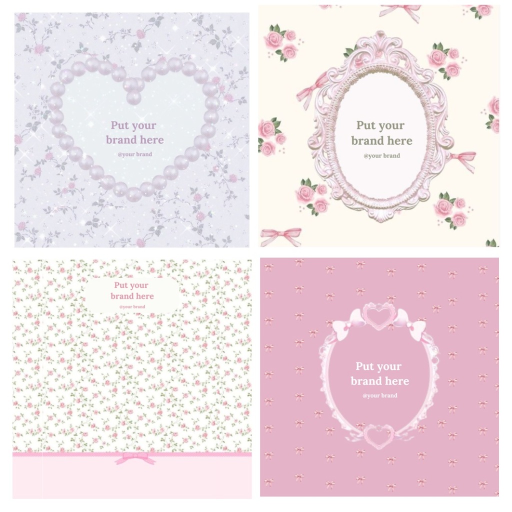 

FREE PLASTIK - ALAS PACKING GELANG CINCIN AKSESORIS / ALAS PACKAGING CUSTOM TEMA COQUETTE