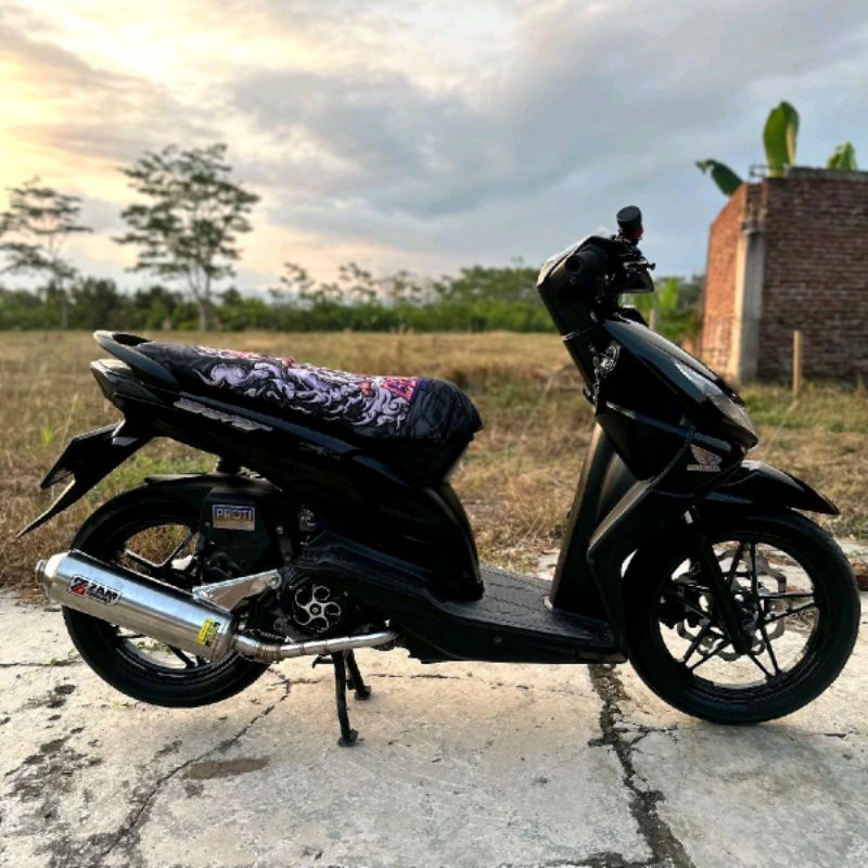 Knalpot Standar Racing Beat Karbu Fullsystem Original ZAM Exhaust