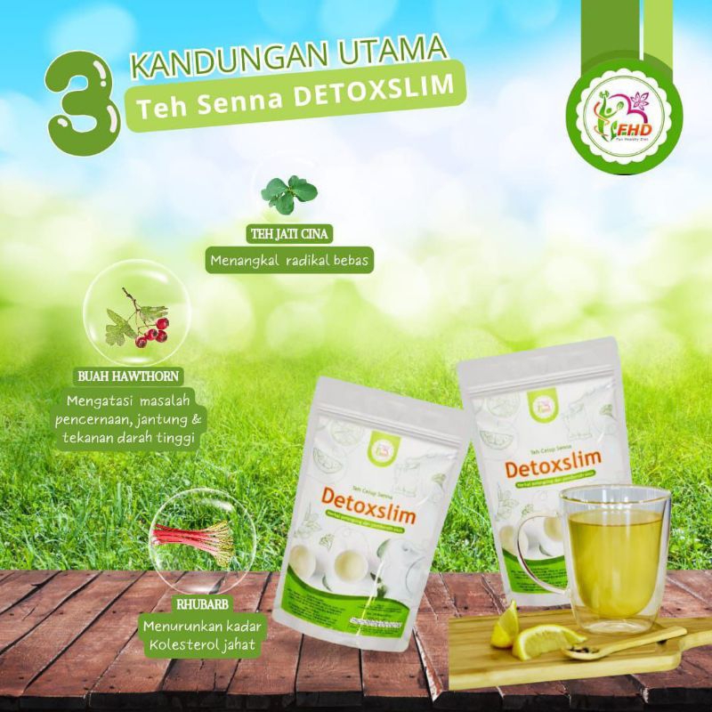 Teh Detox slim Senna Herbal Pelangsing