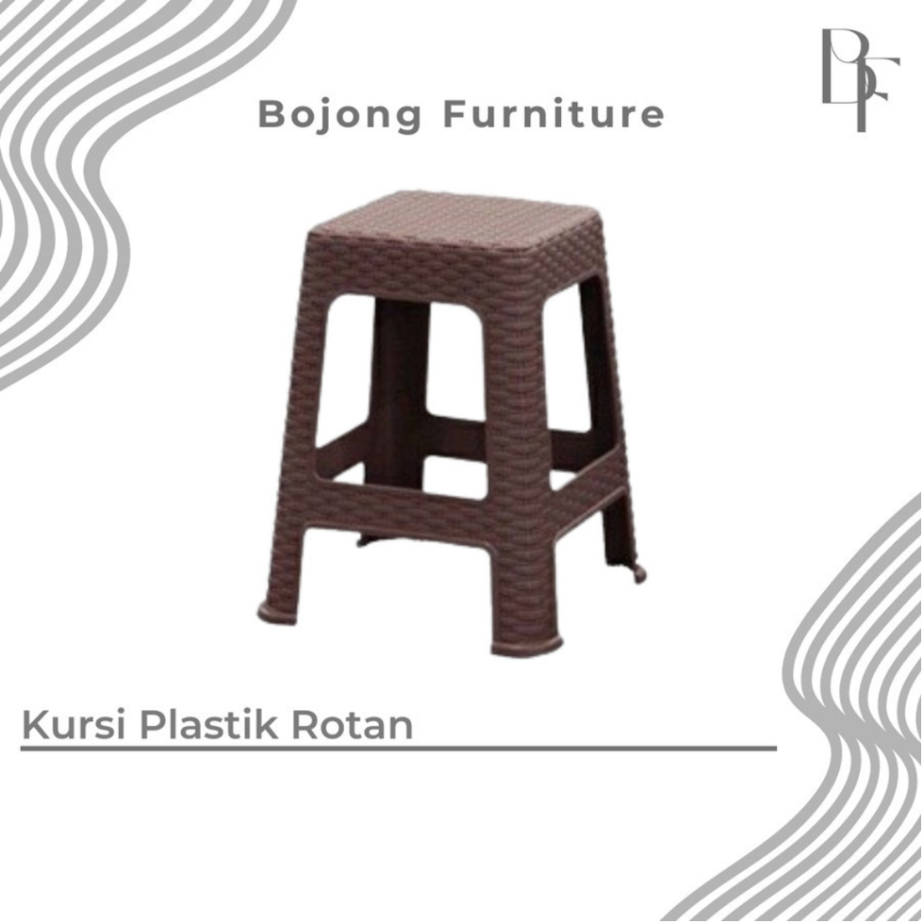 Kursi Plastik Rotan / Kursi Bakso