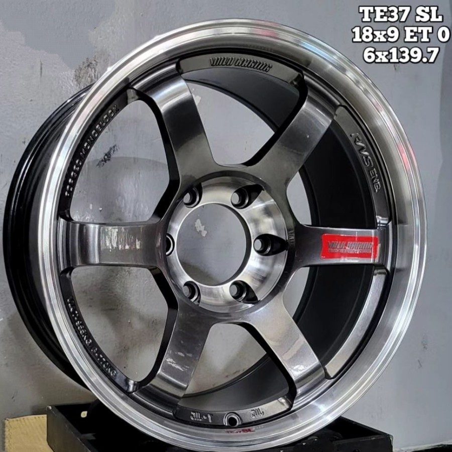 velg mobil ring 18 VOLKRAYS TE37 velg r18 pajero fortuner triton hilux