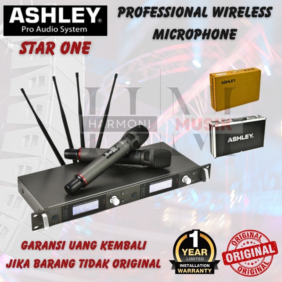 Mic Wireless Ashley Star One / Ashley StarOne Mic wireless Star One UHF