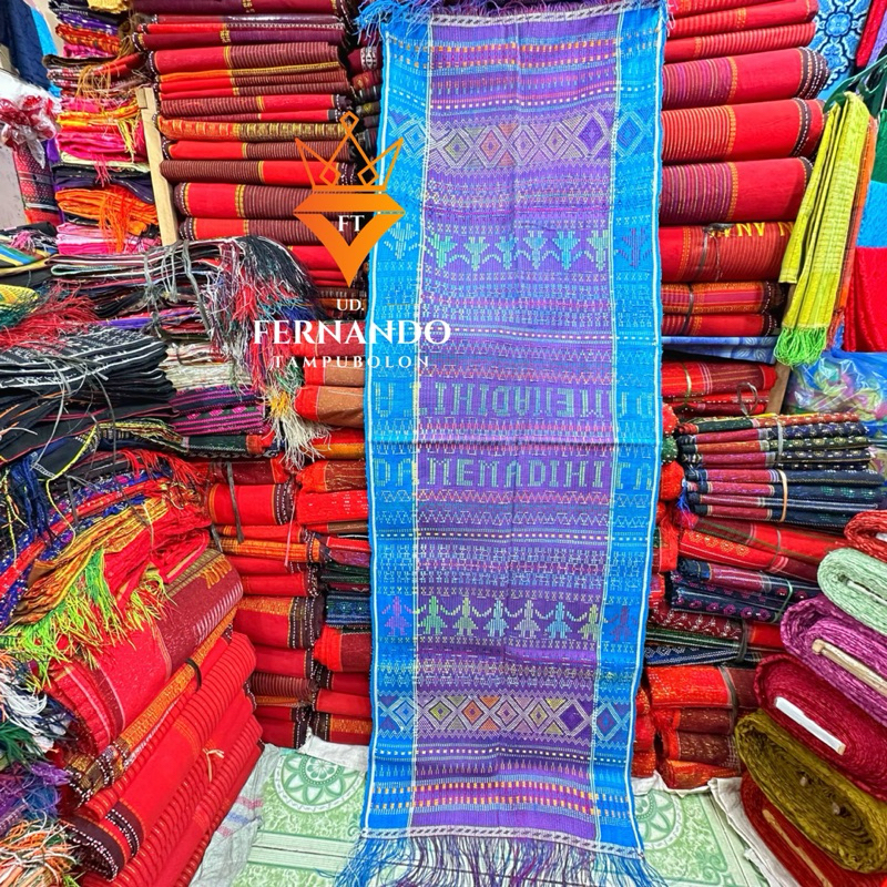 Ulos Hande-Hande Jumbo Platinum Sadum Tarutung Full Simata Ulos Pernikahan Pakaian Tradisional Batak