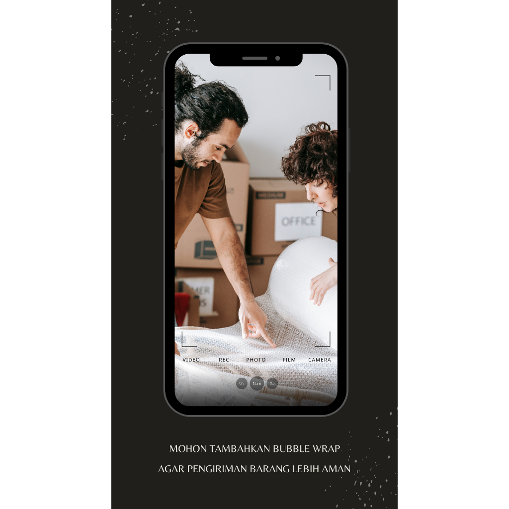 

Bubble wrap (tambahan packaging)