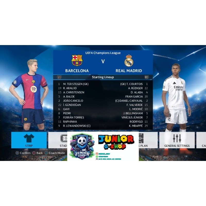 OPTION FILE PATCH Khusus PES 2018 Update TERBARU PS4 & PS5 Original (Via Linkk/Email)