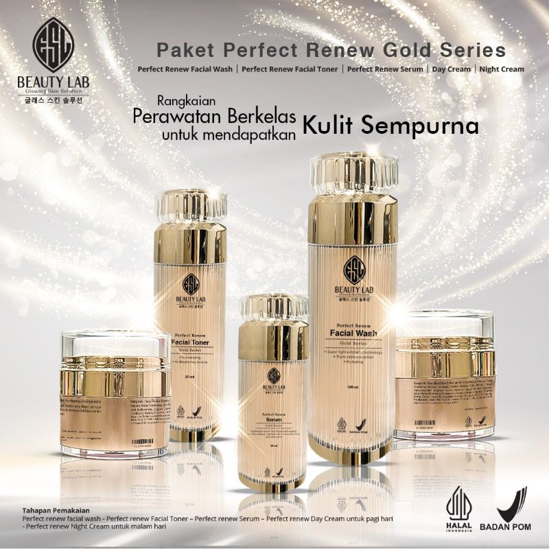 ESL BEAUTY LAB Skincare Perfect Renew Gold Series