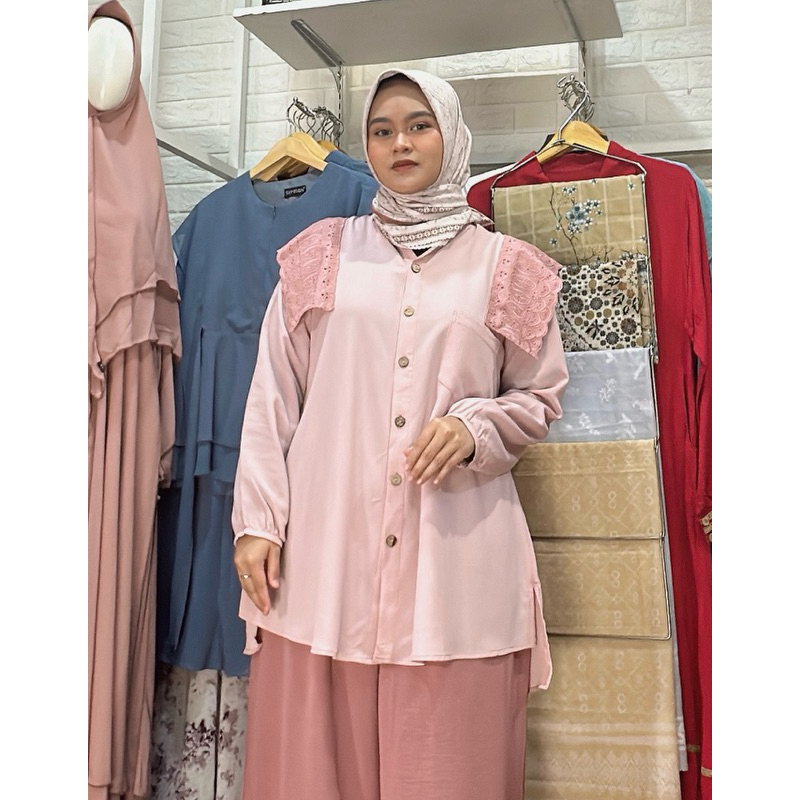 tunik sandiya brukat symran