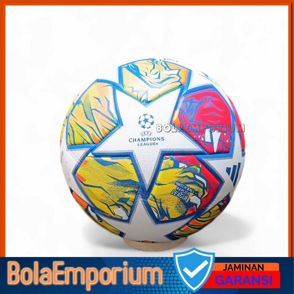 bola sepak ORIGINAL ADIDAS CHAMPIONS LEAGUE bola sepak size 5 import