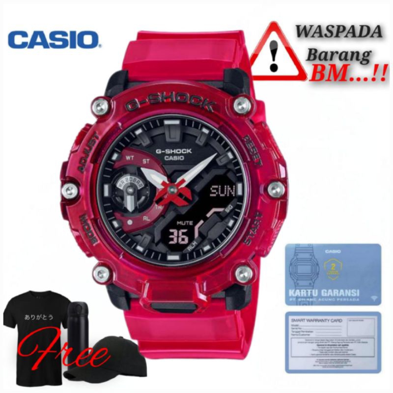Jam tangan pria Casio G-Shock ga-2200skl-4adr / Gshock ga-2200skl original