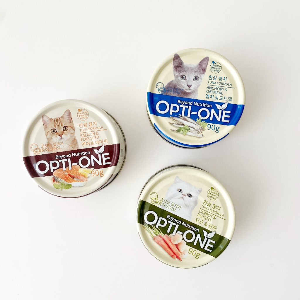 WOOFIDOO OptiOne CAT Wet Food Korea Makanan Basah Kaleng Can Food Kucing Opti-one Sajo