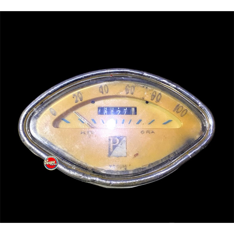 Speedometer Oval P/ 100KM Original Vespa VBB VBA Sprint S GL SS GSMK