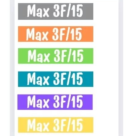 

stiker label nama