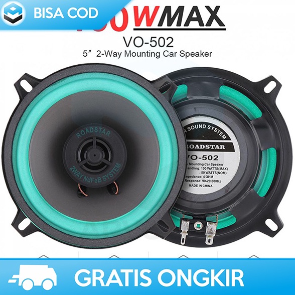 KODE U7Y8 SPEAKER MOBIL SUBWOOFER 5 INCH TAFFSTUDIO AUDIO HIFI 1W BLACKBLUE