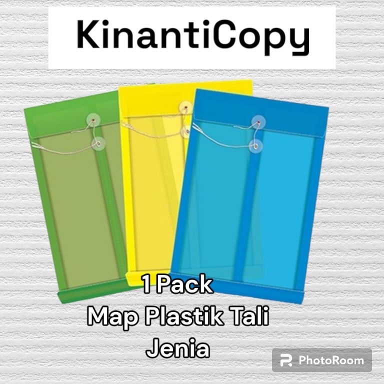

KODE A47B Map Plastik Tali F4Folio Jenia