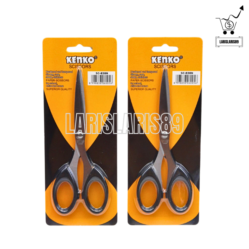 

Gunting Kenko SC-838 Sedang Kertas - Medium Stainless Steel Scissors [PER PCS]