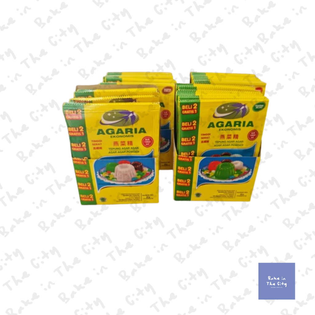 

Agar-Agar Agaria Plain - 7g | Promo beli 2 gratis 1