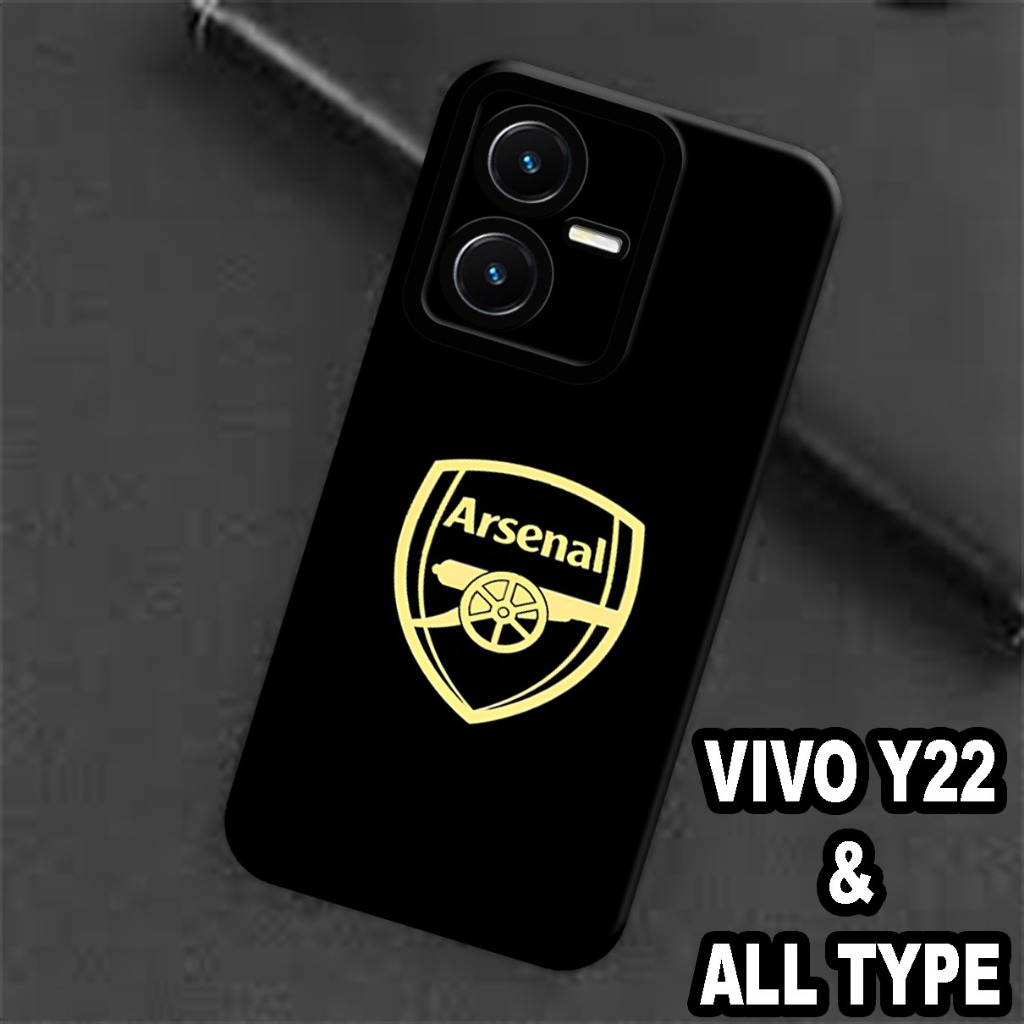 (GC32) Softcase karet Hp VIVO Y22 / Case Bola / Case Cowok / Case VIVO Y22 Silikon Tpu Pro Camera / 
