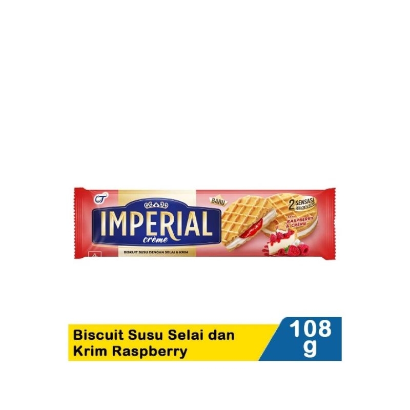 

Imperial Biscuit Susu Selai Dan KrimRaspberry 108G