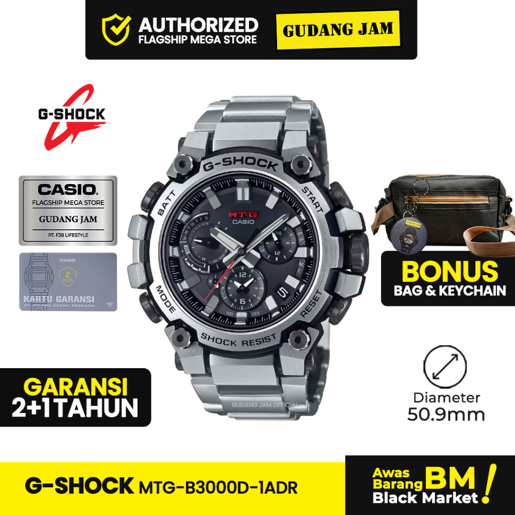 Jam Tangan G-Shock MTG-B3000D-1ADR MTG-B3000D MTG-B3000 MTGB3000D
