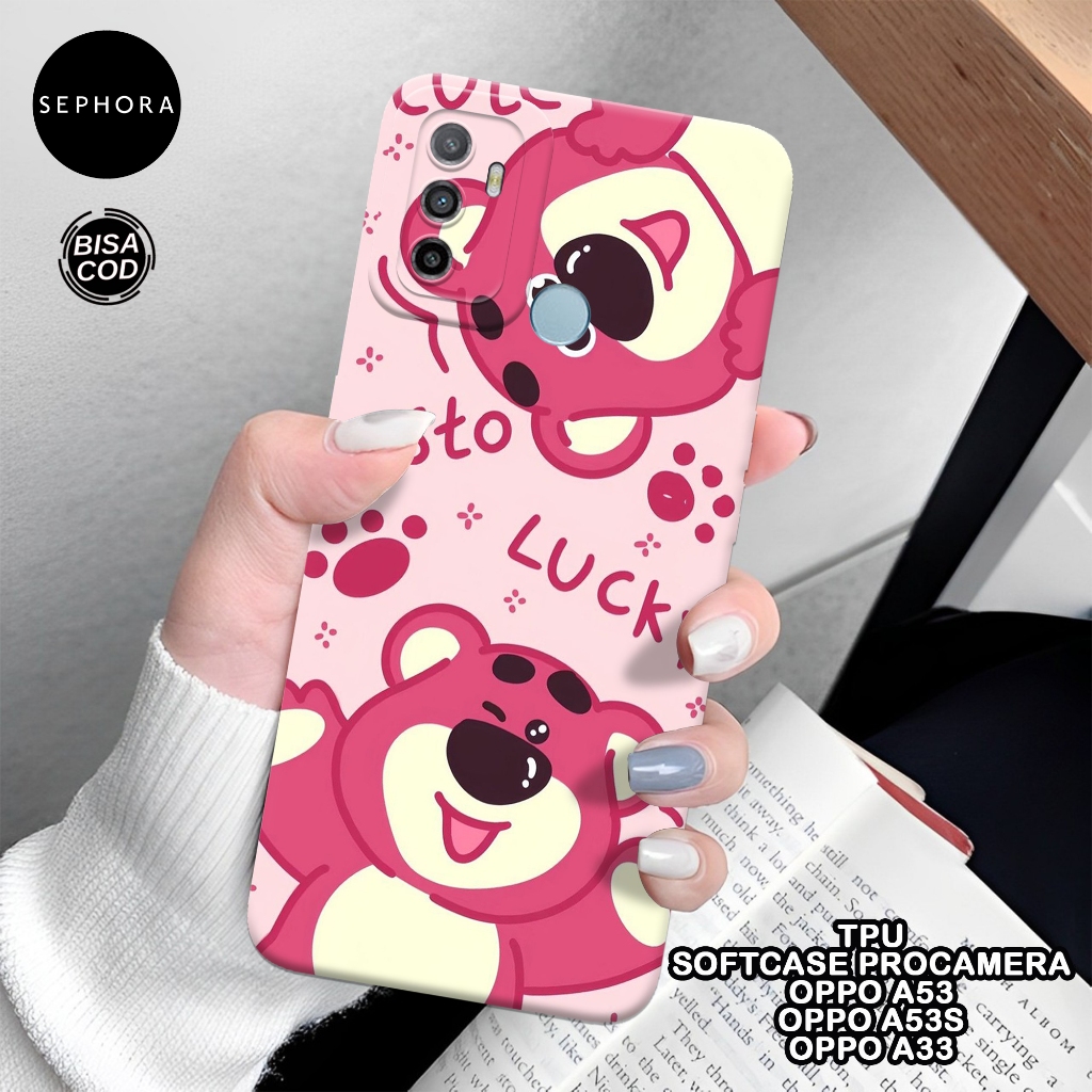 Softcase OPPO A53/A53s/A33 Terbaru - Fashion Case Lotso - Case OPPO A53/A53s/A33 - Case Pro Camera -