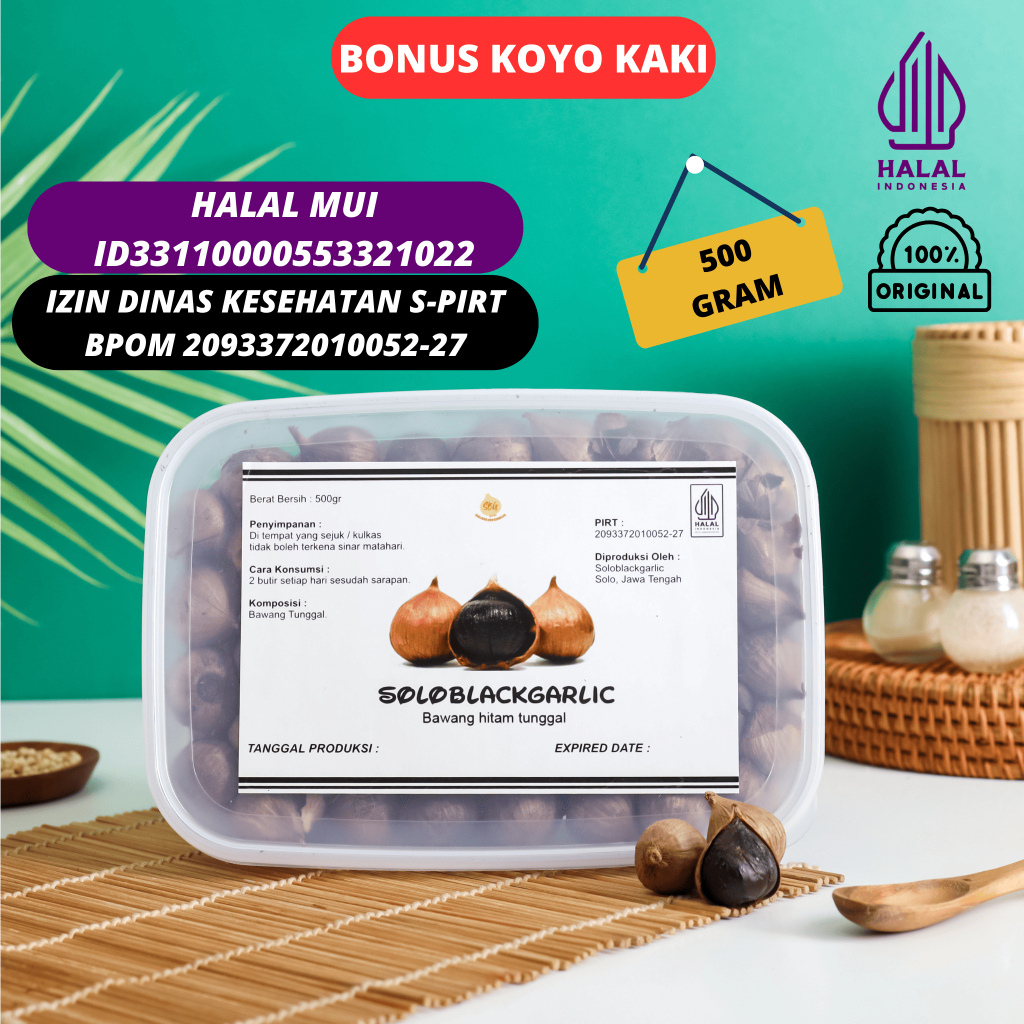 

SBG BLACK GARLIC TUNGGAL - BAWANG HITAM LANANG