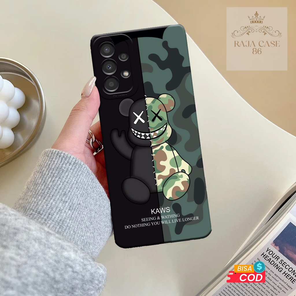 Case Samsung Galaxy A13 - Rajacase - casing Samsung A13 - Motif Softcace Branded - Pelindung handpho