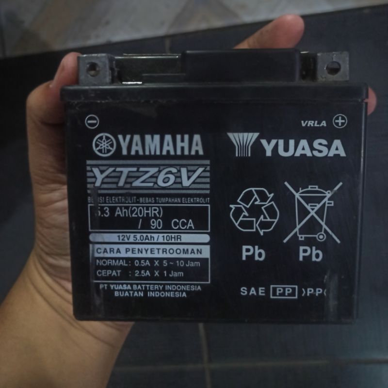 aki 6ampere cb150r cbr satria f