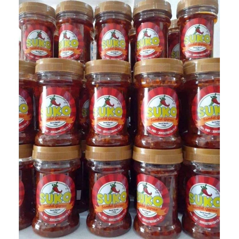 

SAMBEL SUKO VARIAN SAMBAL BOTOL -+120gr