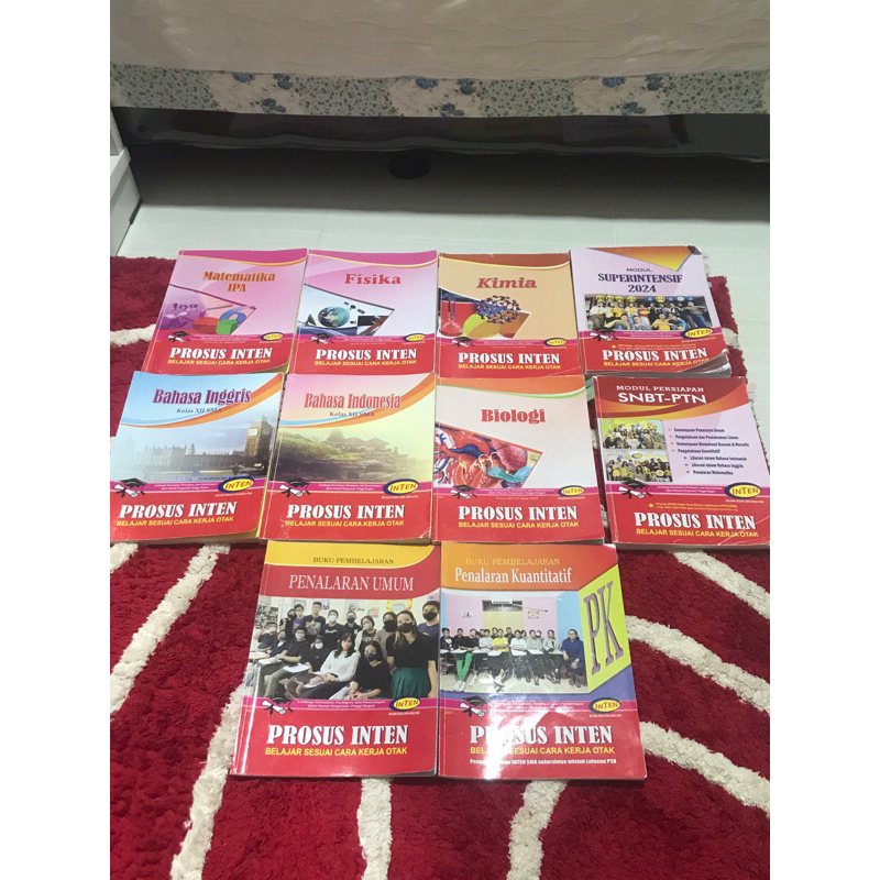 preloved buku modul masuk PTN SNBT kelas 12 SMA / gap year inten