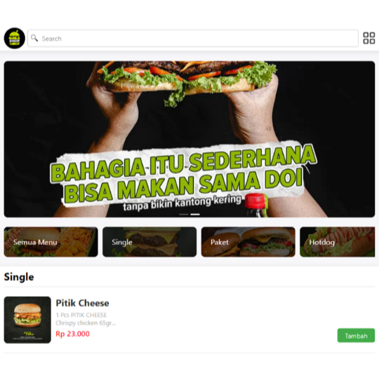 Tema WordPress Food Order WA - Bisa di Jual Lagi