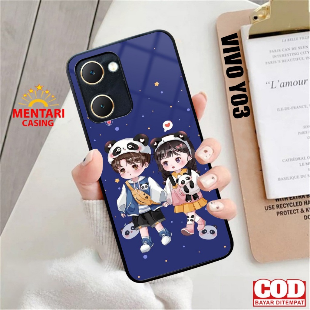Casing Vivo Y03 Case Vivo Y03 Couple Bahan Hardcase Glossy Softcase Glossy Cassing Terbaru Terlaris 