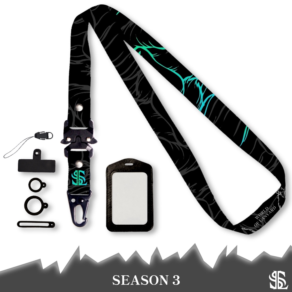 KODE D4L Sumber Lanyard Tali Id Card Fauna Series  Fauna V1 2cm