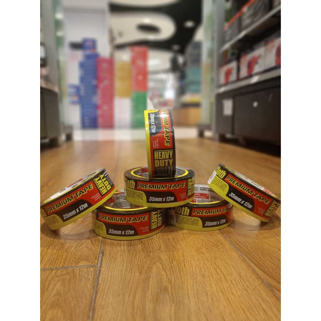 

NACHI CLOTH TAPE 35MMX12M HITAM - GRAMEDIA BSD CITY