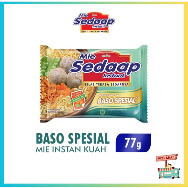 

Sedaap Mie Instan Bakso Spesial 77 gr